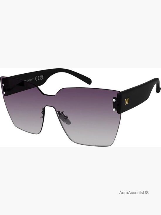Cat Eye Oversized Square Shield Sunglasses with UV400 Protection main image 2